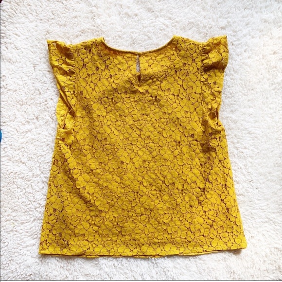 Mustard Xhilaration Top 💛 Size Medium - Picture 2 of 6